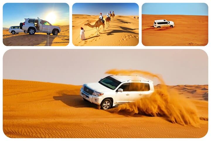 Doha: Desert Safari, Sand Boarding, Camel Ride & Inland Sea Tour